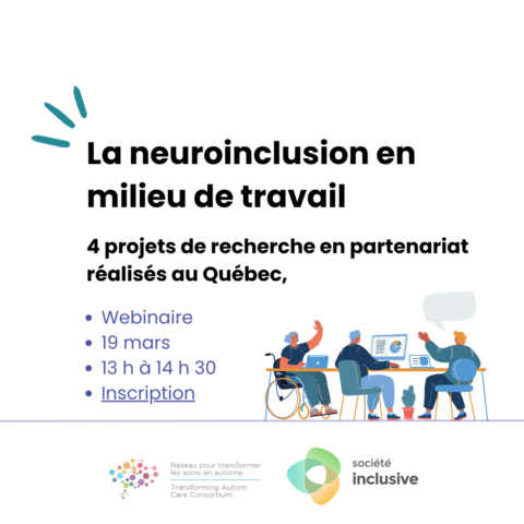 visuel de présentation de l'évènement : La neuroinclusion en milieu de travail 19 mars